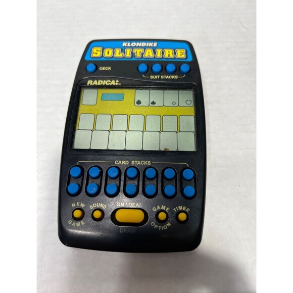 Klondike Solitaire Electronic Handheld Game By Radica - Picture 1 of 3